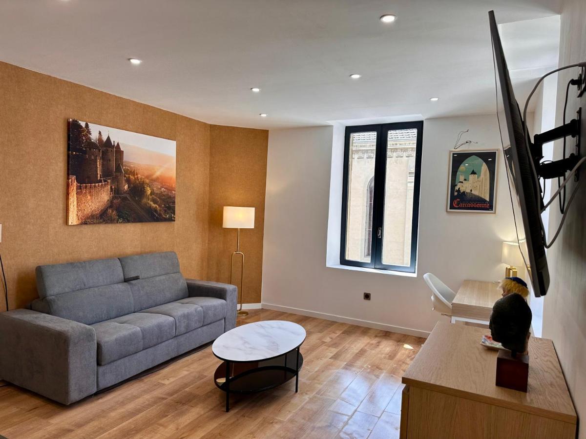 Les Appartements Du Palais Carcassonne Bagian luar foto